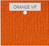 voile d'ombrage orange